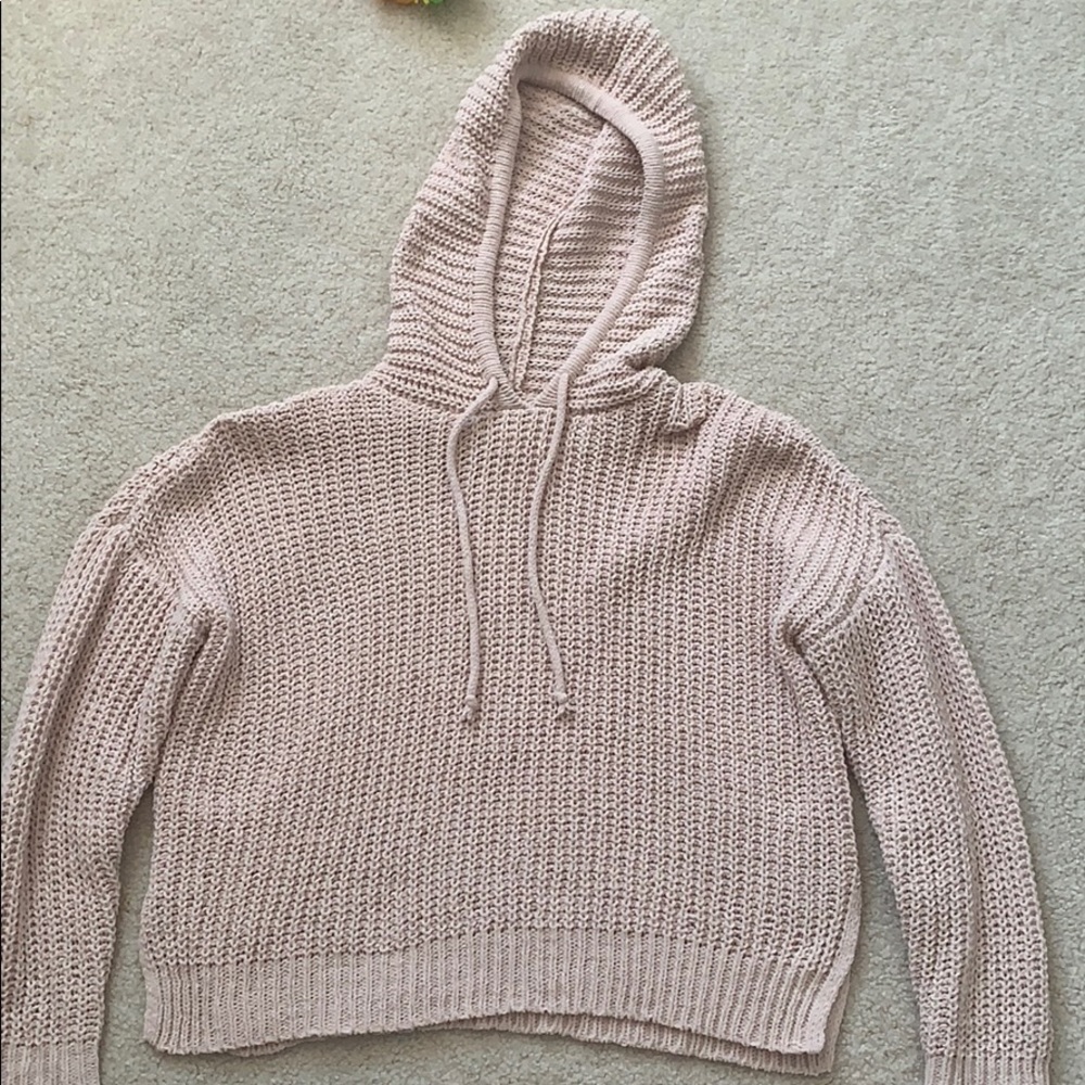 Very soft light pink sweater!